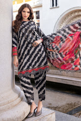 3-PC Unstitched Printed Lawn Collection AG5-01