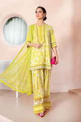 Maria B - 3 Piece Unstitched Printed Lawn Suit | MPT-2504-A
