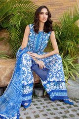 Maria B - 3 Piece Unstitched Printed Lawn Suit | MPT-2504-B