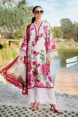 Maria B - 3 Piece Unstitched Printed Lawn Suit | MPT-2510-A