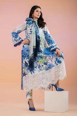 Maria B - 3 Piece Unstitched Printed Lawn Suit | MPS-2510-B