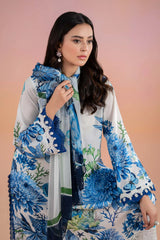 Maria B - 3 Piece Unstitched Printed Lawn Suit | MPS-2510-B