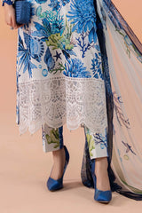 Maria B - 3 Piece Unstitched Printed Lawn Suit | MPS-2510-B