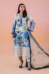 Maria B - 3 Piece Unstitched Printed Lawn Suit | MPS-2510-B