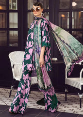 Maria B 03 pcs Un Stitched Suit - MRB 154