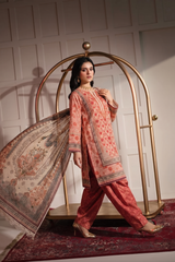02 Printed Lawn Suit PPLR-007