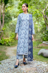 Baroque - 03 pcs Digital Printed Lawn IF-25-028