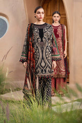 Maria B - 3 Piece Unstitched Printed Lawn Suit | MPT-2512-B