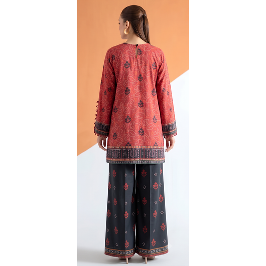 02 Pcs Unstitched Printed Lawn Suit by Gul Ahmed YGA-005