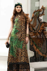 Maria B 03 pcs Un Stitched Suit - MRB 155