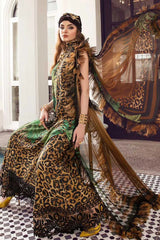 Maria B 03 pcs Un Stitched Suit - MRB 155