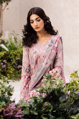 IZNIK Printkari Unstitched Printed  Lawn Suit DL-09