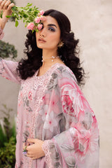 IZNIK Printkari Unstitched Printed  Lawn Suit DL-09