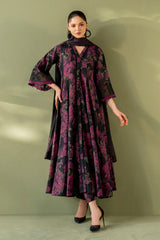 Baroque 2 pcs Printed Unstitched Lawn Suit - BQ806