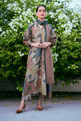 Baroque - 03 pcs Digital Printed Lawn IF-25-027
