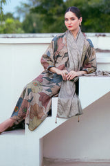 Baroque - 03 pcs Digital Printed Lawn IF-25-027