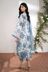 BAROQUE - 03 pcs DIGITAL PRINTED LAWN UF-541