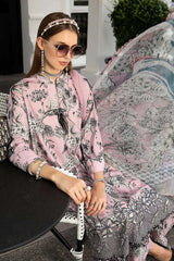 Maria B 03 pcs Un Stitched Suit - MRB 157