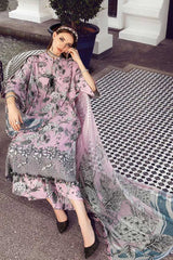 Maria B 03 pcs Un Stitched Suit - MRB 157
