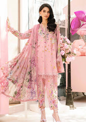 Maria B - 3 Piece Unstitched Embroidered Lawn Suit | MPT-2603-B