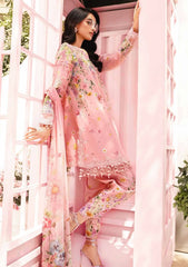 Maria B - 3 Piece Unstitched Embroidered Lawn Suit | MPT-2603-B