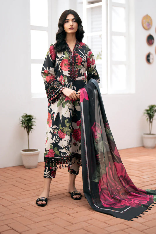 BAROQUE - 03 pcs DIGITAL PRINTED LAWN UF-532