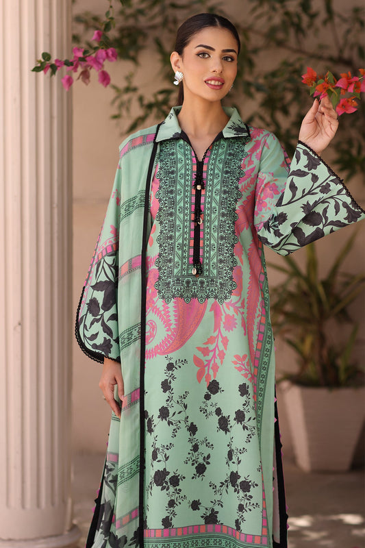 3-PC Unstitched Printed Lawn C-Print Vol 2 CP6-19