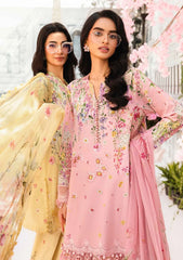 Maria B - 3 Piece Unstitched Embroidered Lawn Suit | MPT-2603-B