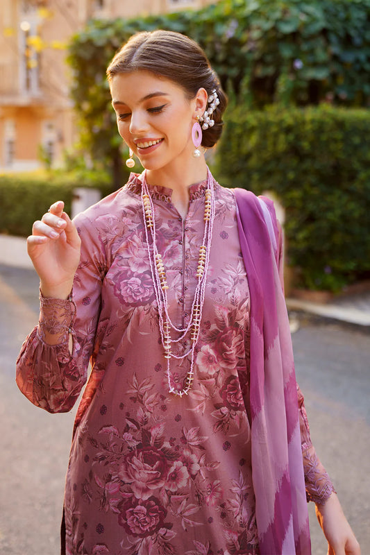 IZNIK- UE-219 - 03 pcs Embroidered Lawn