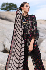 3-PC Unstitched Embroidered Lawn Shirt with Chiffon Dupatta and Trouser CS3-10