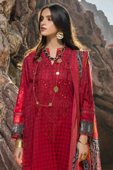 3-Pc Unstitched Premium Lawn Collection SN4-04