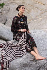 3-PC Unstitched Embroidered Lawn Shirt with Chiffon Dupatta and Trouser CS3-10