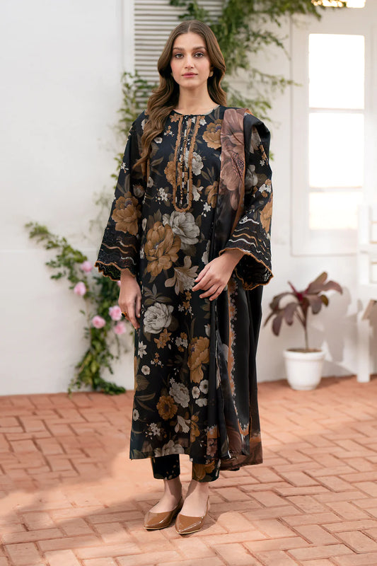 BAROQUE - 03 pcs DIGITAL PRINTED LAWN UF-540