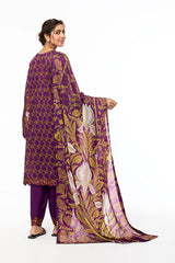 Nishat Linen 3 Piece Printed Suit - 42101648-R