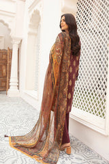 Nishat Linen 3 Piece Printed Suit - 42201250-R