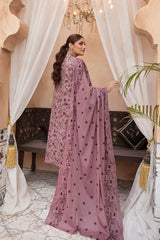 Nishat Linen 3 Piece Printed Suit - 42201276-R