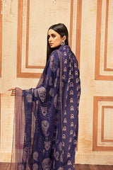 Nishat Linen 3 Piece Printed Suit - 42201302-R