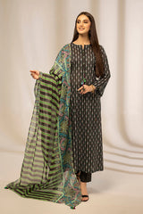 Nishat Linen 3 Piece Printed Suit - 42201755-R