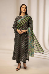 Nishat Linen 3 Piece Printed Suit - 42201755-R