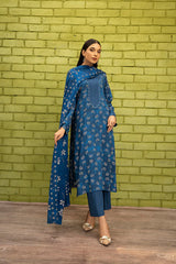 Nishat Linen 3 Piece Printed Suit - 42206502-R