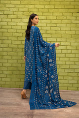 Nishat Linen 3 Piece Printed Suit - 42206502-R
