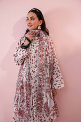 Nishat Linen 3 Piece Printed Suit - 42302120-R
