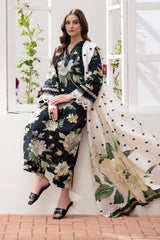 BAROQUE - 03 pcs DIGITAL PRINTED LAWN UF-534