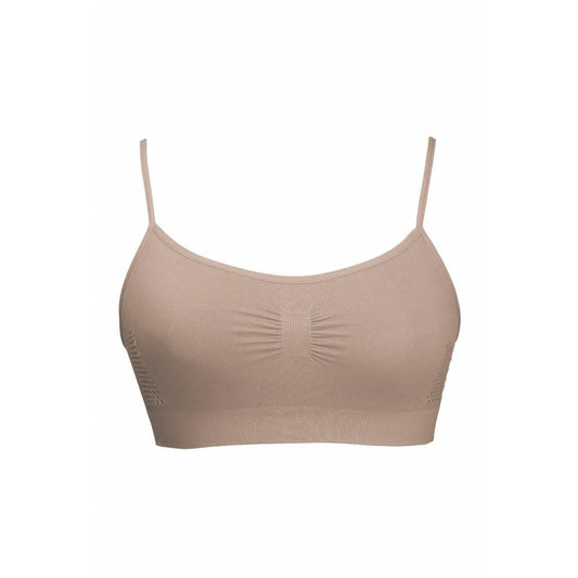 Free Size Non-Padded Scilla Sports Bra - Beige