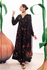 IZNIK- DL-08 - 03 pcs Embroidered Lawn