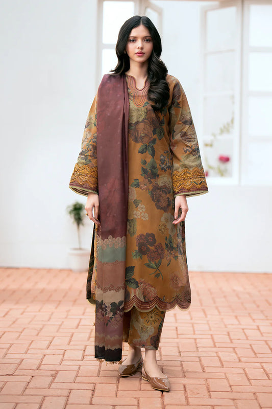 BAROQUE - 03 pcs DIGITAL PRINTED LAWN UF-530