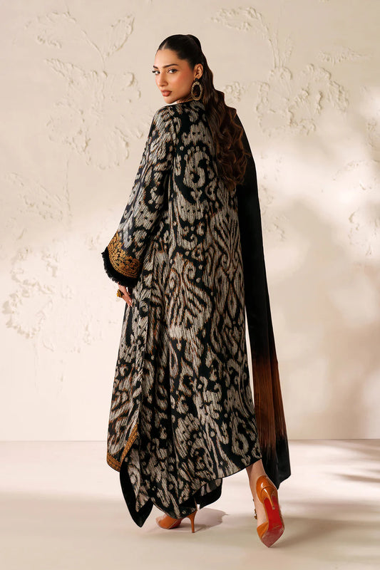 Baroque 2 pcs Printed Unstitched Lawn Suit - SF-4289