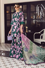Maria B 03 pcs Un Stitched Suit - MRB 154