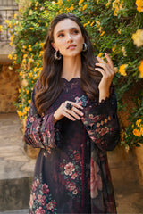IZNIK- UE-214 - 03 pcs Embroidered Lawn
