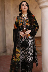 3-PC Unstitched Embroibered Lawn Shirt with Printed Chiffon Dupatta CCS4-13